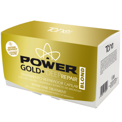 Anti-frizz POWER GOLD domácí sada -šampon+ maska+ treatment (300+300+6x10 ml) TAHE