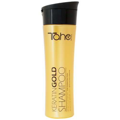 TAHE BOTANIC GOLD šampon s aktivním keratinem pro poškozené a suché vlasy (300 ml)
