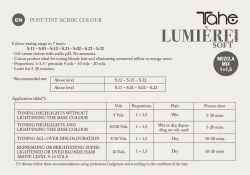 LUMIÉRE COLOUR EXPRESS S.11 Anise-intenzivní popelavá (100 ml) Tahe