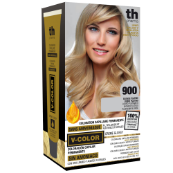 Barva na vlasy V-color č.900 (super platinum blond )- domácí sada+ šampon a maska zdarma