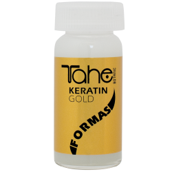 Keratinová maska s tekutým zlatem pro regeneraci vlasů (10x10 ml) Tahe