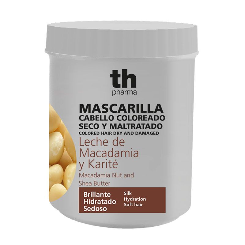 Maska na vlasy s výtažkem makadamového oříšku a bambuckého másla (700 ml)- krásně voní TH Pharma