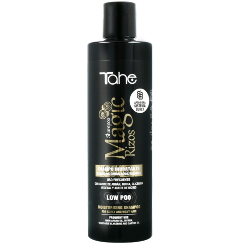 Hydratační bezsulfátový šampon LOW POO pro krásné vlnité vlasy (300 ml) TAHE