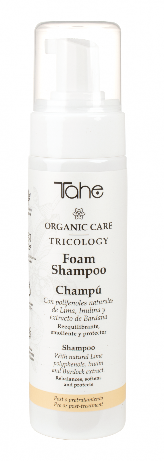 Jemný pěnový šampon (200 ml)- před / po transplantační mytí TAHE