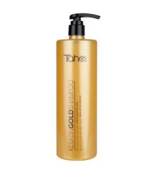 TAHE BOTANIC GOLD šampon s aktivním keratinem pro poškozené a suché vlasy (1000 ml)