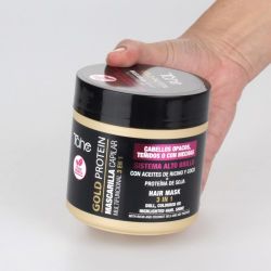 Multifinkční maska 3 v 1 na barvené vlasy s Gold proteinem a UV filtrem (1000 ml) TAHE